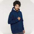 Bleu marine - Back - Kariban - Sweatshirt à capuche - Homme
