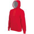 Rouge - Front - Kariban - Sweatshirt à capuche - Homme