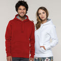 Rouge - Back - Kariban - Sweatshirt à capuche - Homme