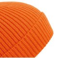 Orange - Back - Beechfield - Bonnet côtelé ENGINEERED - Unisexe