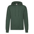 Vert bouteille - Front - Fruit Of The Loom - Sweat à capuche - Adulte