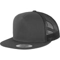 Anthracite - Front - Yupoong - Casquette trucker FLEXFIT CLASSIC