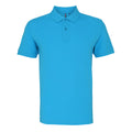 Turquoise - Front - Asquith & Fox - Polo - Homme