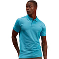 Turquoise - Back - Asquith & Fox - Polo - Homme