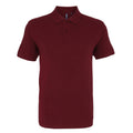 Bordeaux - Front - Asquith & Fox - Polo - Homme