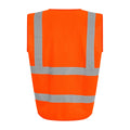Orange haute visibilité - Back - PRO RTX - Gilet haute visibilité - Adulte