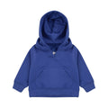 Bleu roi - Front - Larkwood - Sweatshirt à capuche 100% coton - Bébé et enfant
