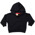 Noir - Side - Larkwood - Sweatshirt à capuche 100% coton - Bébé et enfant