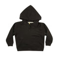 Noir - Front - Larkwood - Sweatshirt à capuche 100% coton - Bébé et enfant