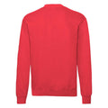 Rouge - Back - Fruit of the Loom - Sweat CLASSIC - Homme