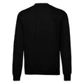 Noir - Back - Fruit of the Loom - Sweat CLASSIC - Homme