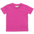 Fuchsia - Front - Larkwood - T-shirt à manches courtes 100% coton - Bébé et enfant