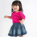Fuchsia - Back - Larkwood - T-shirt à manches courtes 100% coton - Bébé et enfant
