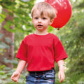 Rouge - Back - Larkwood - T-shirt à manches courtes 100% coton - Bébé et enfant
