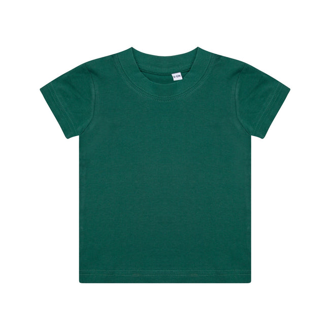 Vert bouteille - Front - Larkwood - T-shirt à manches courtes 100% coton - Bébé et enfant