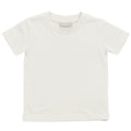 Blanc cassé - Front - Larkwood - T-shirt à manches courtes 100% coton - Bébé et enfant