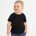 Noir - Back - Larkwood - T-shirt à manches courtes 100% coton - Bébé et enfant