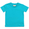 Turquoise - Front - Larkwood - T-shirt à manches courtes 100% coton - Bébé et enfant