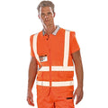 Orange fluo - Side - SAFE-GUARD by Result - Gilet de sécurité EXECUTIVE - Adulte