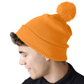 Orange fluo - Side - Beechfield - Bonnet SNOWSTAR - Adulte