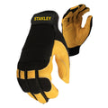 Noir - jaune - Front - Stanley - Gants de sécurité HYBRID PERFORMANCE - Adulte