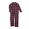 Rouge - Bleu marine - Front - SF - Ensemble de pyjama - Homme