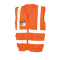 Orange fluo - Front - SAFE-GUARD by Result - Gilet de sécurité - Adulte