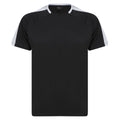 Noir - Blanc - Front - Finden & Hales - T-shirt TEAM - Adulte