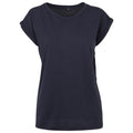 Bleu marine - Front - Build Your Brand - T-shirt - Femme