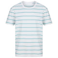 Blanc - Outremer clair - Front - Front Row - T-shirt - Homme
