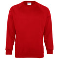 Rouge - Front - Maddins - Sweatshirt - Enfant unisexe