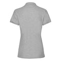 Gris clair chiné - Back - Fruit of the Loom - Polo PREMIUM - Femme