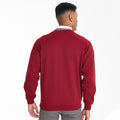 Rouge - Lifestyle - Maddins - Sweatshirt avec col en V - Homme