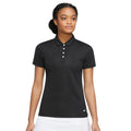 Noir - Blanc - Front - Nike - Polo VICTORY - Femme