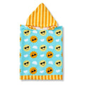 Bleu - Orange - Beige - Front - Towel City - Poncho de bain - Enfant