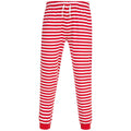 Rouge - Blanc - Front - SF - Pantalon de détente - Adulte