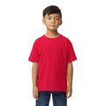 Rouge - Front - Gildan - T-shirt SOFTSTYLE - Enfant