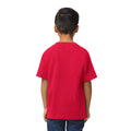 Rouge - Back - Gildan - T-shirt SOFTSTYLE - Enfant