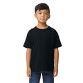 Noir - Front - Gildan - T-shirt SOFTSTYLE - Enfant
