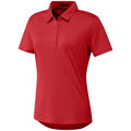 Rouge - Front - Adidas - Polo PRIMEGREEN - Femme