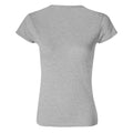 Gris chiné - Back - Gildan - T-shirt SOFTSTYLE - Femme
