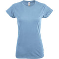 Bleu saphir - Front - Gildan - T-shirt SOFTSTYLE - Femme