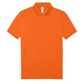 Orange vif - Front - B&C - Polo - Homme