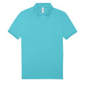 Turquoise - Front - B&C - Polo - Homme
