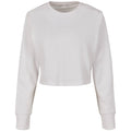 Blanc - Front - Build Your Brand - Sweat court - Femme