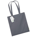 Gris foncé - Front - Westford Mill - Tote bag EARTHAWARE ORGANIC BAG FOR LIFE