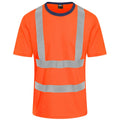 Orange - Bleu marine - Front - PRORTX - T-shirt - Homme