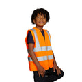 Orange fluo - Back - PRORTX - Gilet - Enfant
