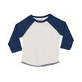 Blanc délavé - Bleu marine - Front - Babybugz - T-shirt - Bébé