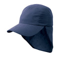 Bleu marine - Back - Result Headwear - Casquette légionnaire - Enfant